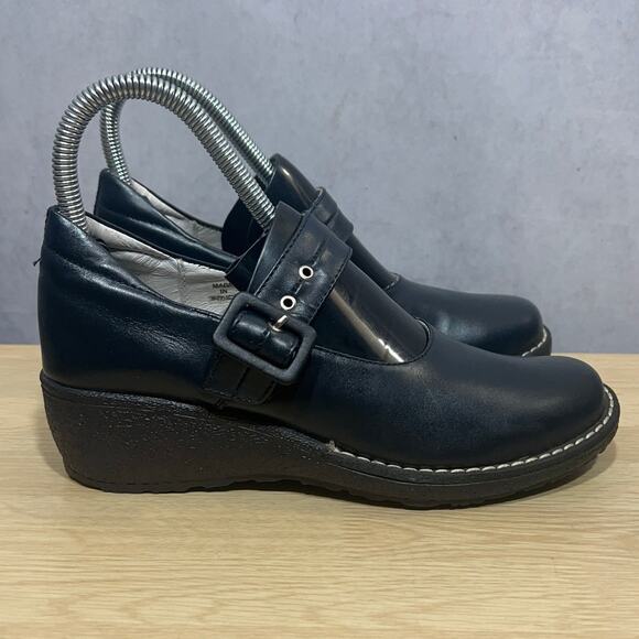 Venettini Mary Jane Wedge Girls Back To School Shoes Size 36 Made In Mexico - Picture 1 of 10
